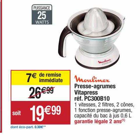 presse-agrumes vitapress moulinex