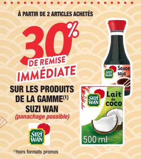 produits de la gamme suzi wan