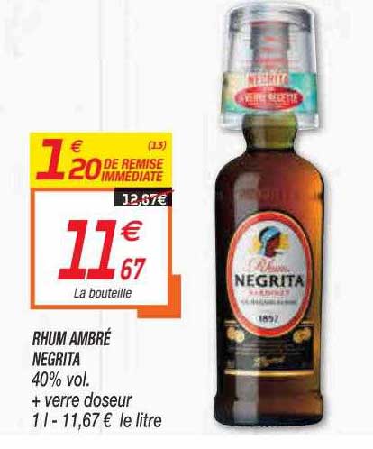 Rhum Ambré Negrita