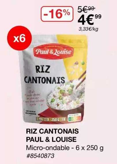 riz cantonais paul & louise