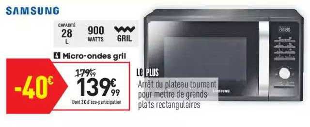 samsung  micro-ondes gril
