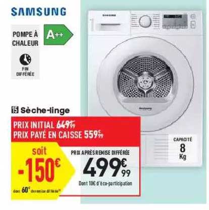 samsung sèche-linge
