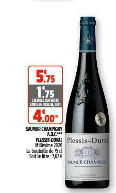 saumur champigny a.o.c. plessis-duval