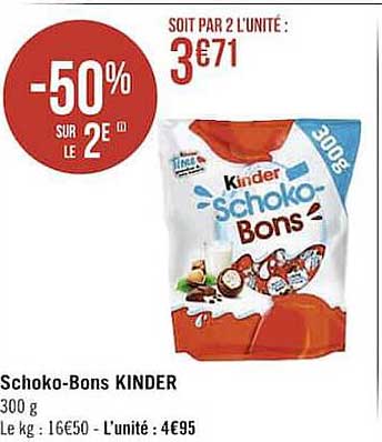 schoko bons kinder