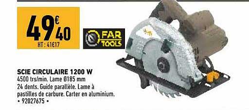 Scie Circulaire 1200 W Far Tools