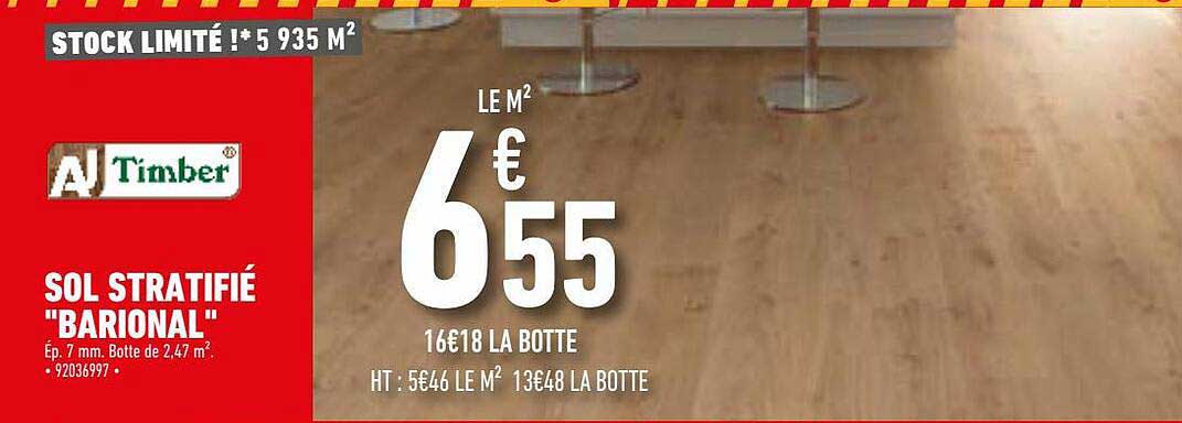 sol stratifié "barional" timber