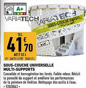 sous-couche universelle multi-supports