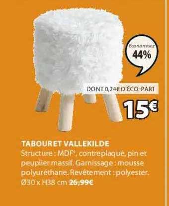 Tabouret Vallekilde