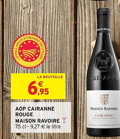 Aop Cairanne Rouge Maison Ravoire