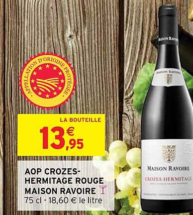 aop crozes-hermitage rouge maison ravoire