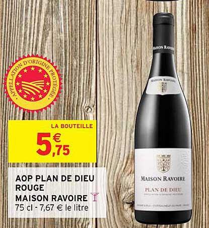 aop plan de dieu rouge maison ravoire