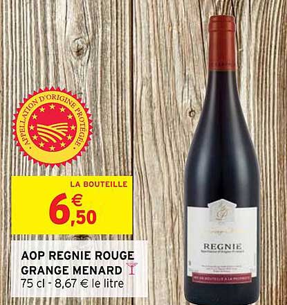 aop regnie rouge grange menard