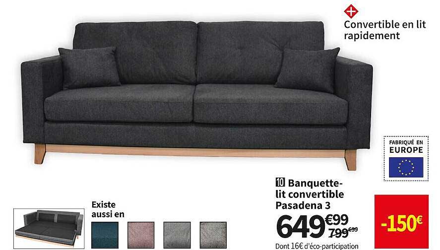 Banquette-lit Convertible Pasadena  3
