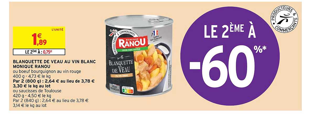 blanquette de veau au vin blanc monique ranou