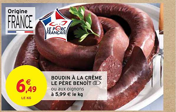 boudin à la crème le père benoît