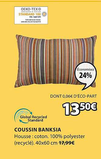 coussin banksia