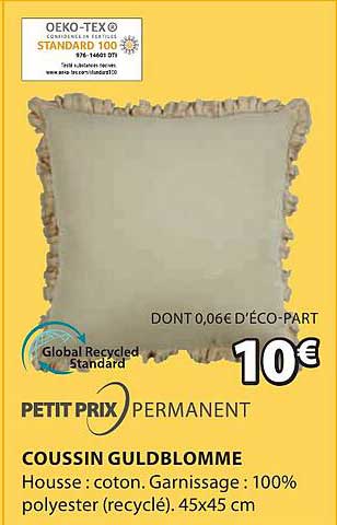 coussin guldblomme