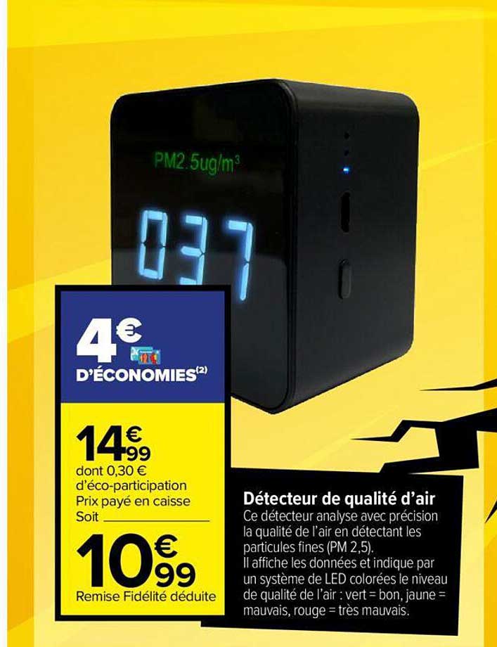 détecteur de qualité d'air