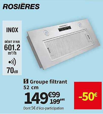 groupe filtrant rosières