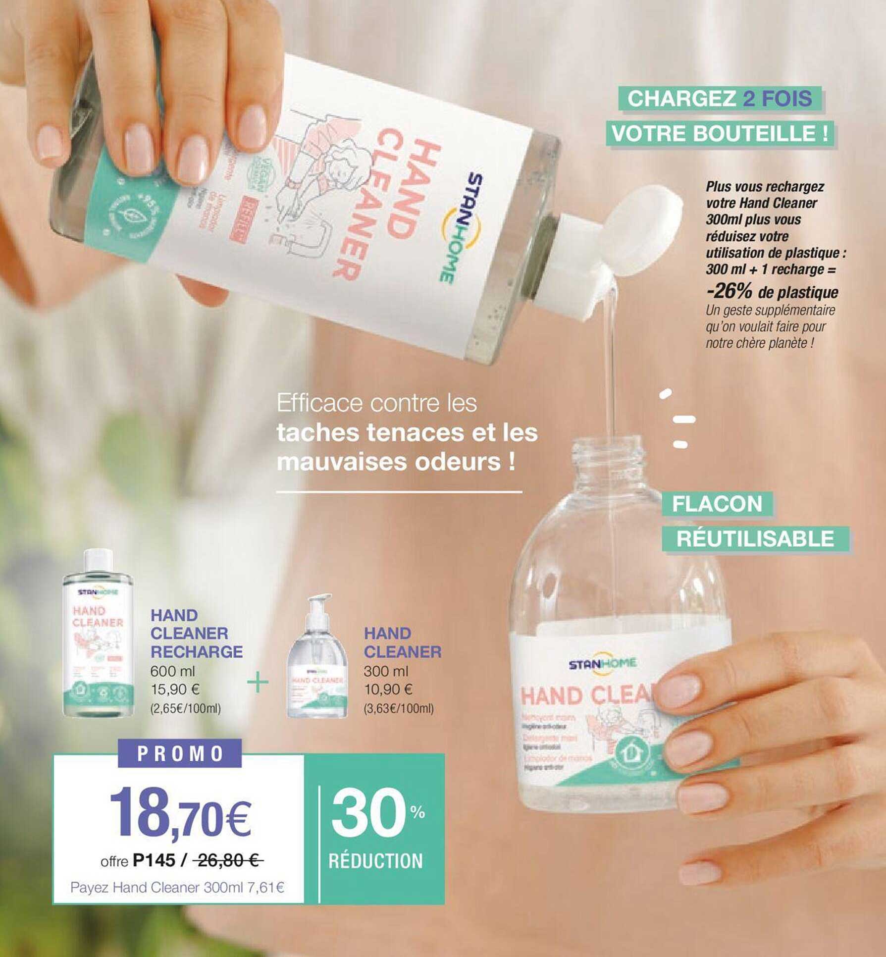 hand cleaner recharge + hand cleaner