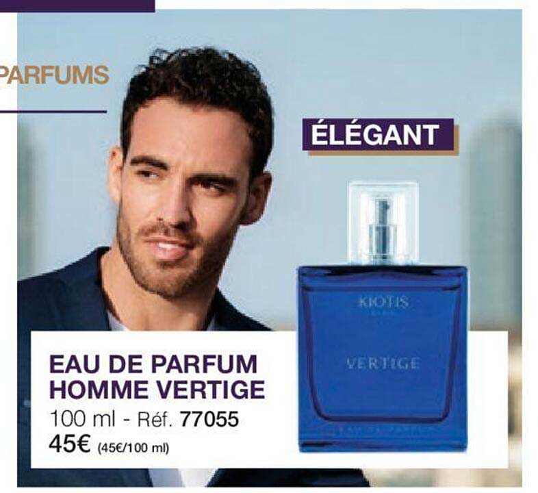 Kiotis Eau De Parfum Homme Vertige