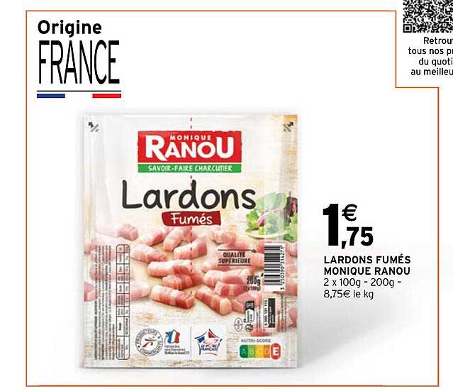 lardons fumés monique ranou