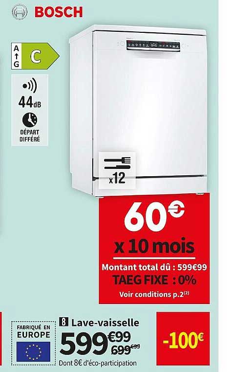 lave-vaisselle bosch