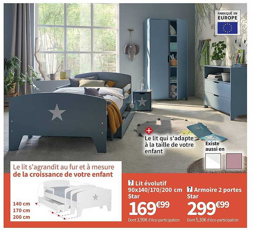 lit évolutif ou armoire 2 portes