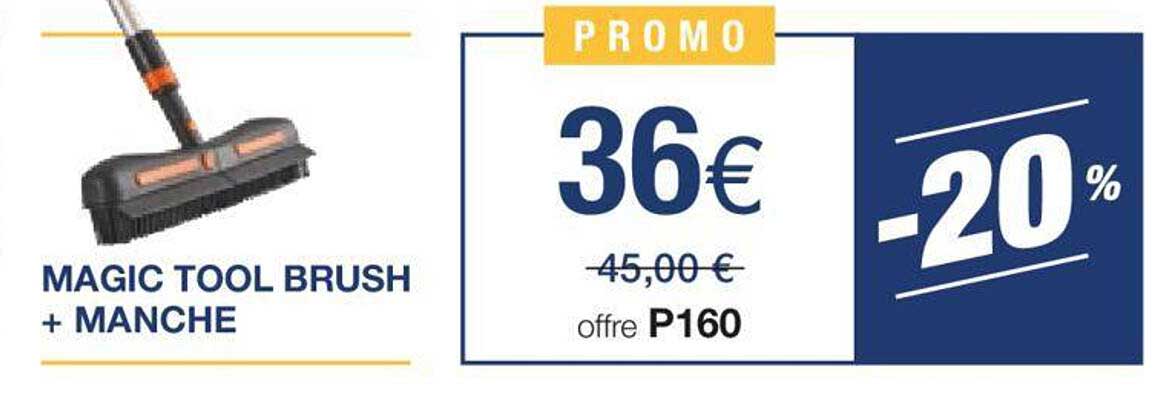 magic tool brush + manche