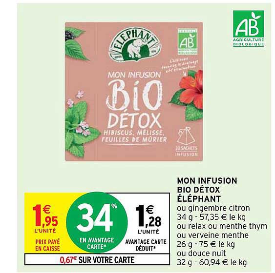 mon infusion bio détox éléphant