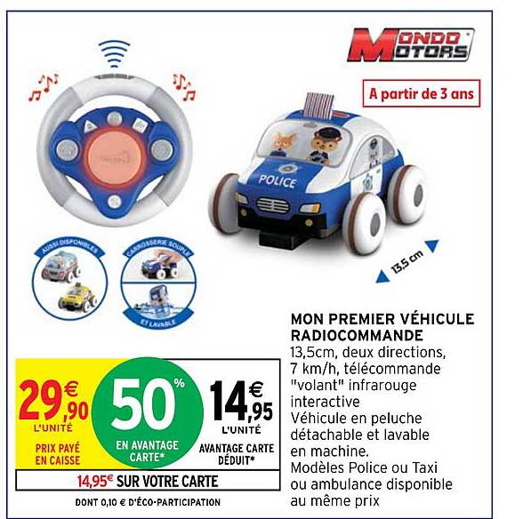 mon premier véhicule radiocommande mondo motors