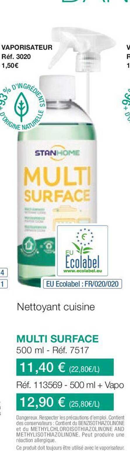 Multi-surface Nettoyant Cuisine