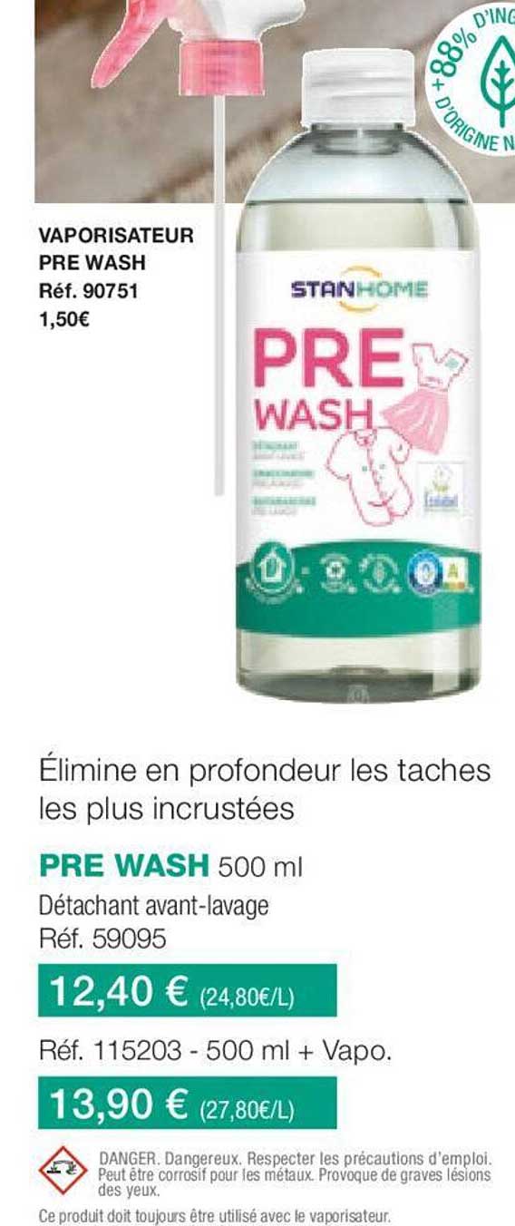 pre wash détachant avant-lavage