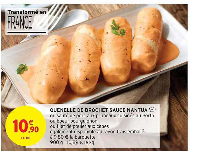 quenelle de brochet sauce nantua