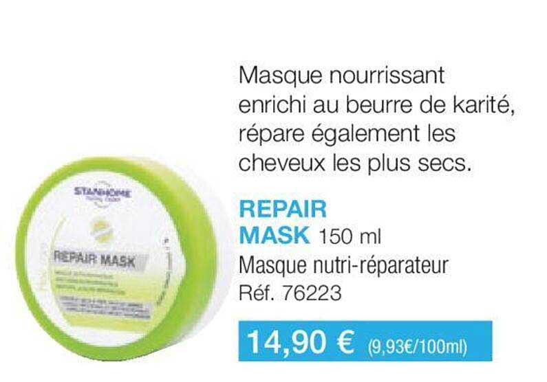 repair mask masque nutri-réparateur