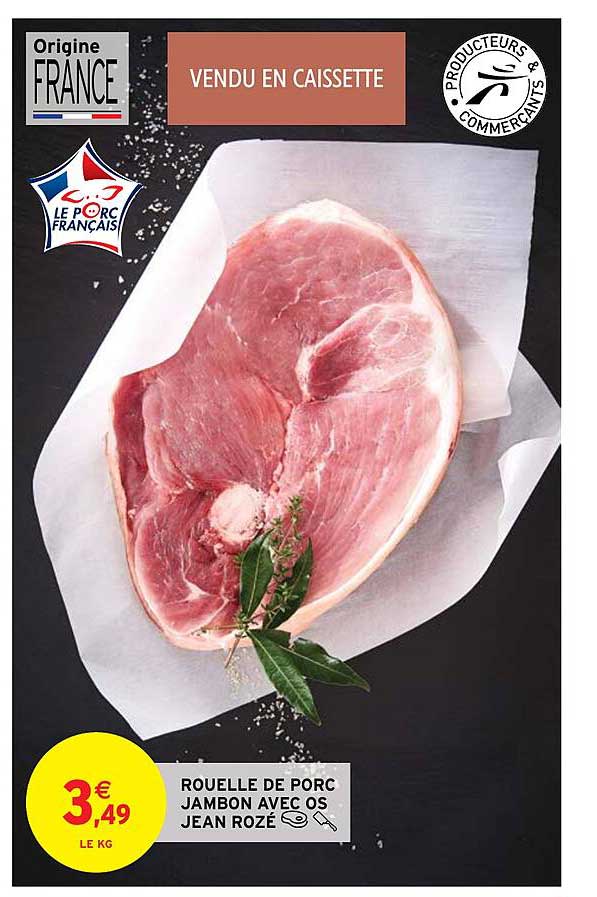 rouelle de porc jambon avec os jean rozé
