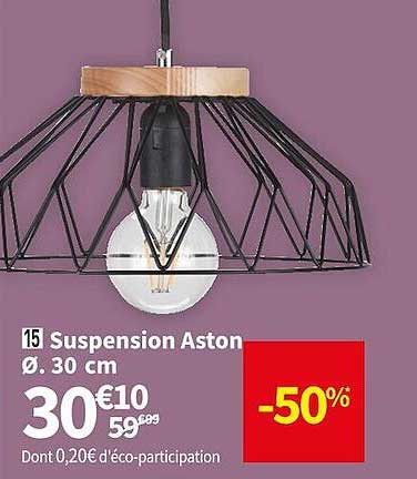 suspension aston ø 30cm