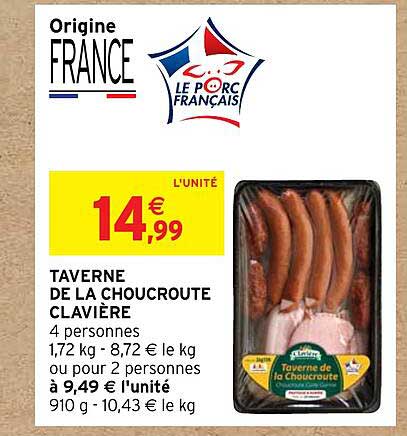 taverne de la choucroute clavière