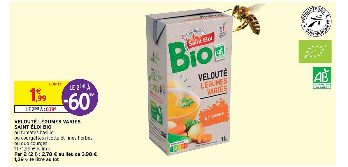 velouté légumes variés saint éloi bio