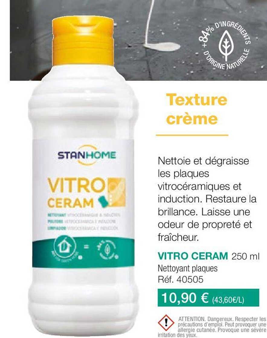 vitro ceram nettoyant plaques