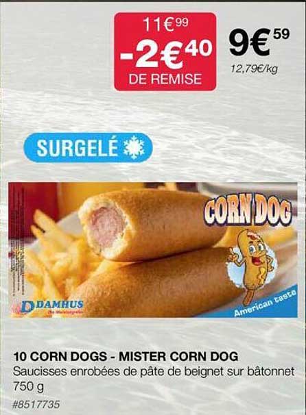 10 corn dogs - mister corn dog