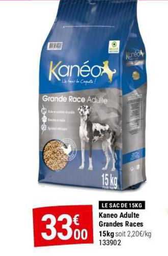kaneo adulte grandes races 15 kg