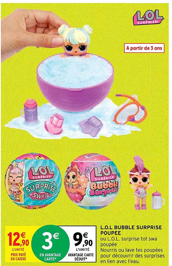 l.o.l bubble surprise poupée