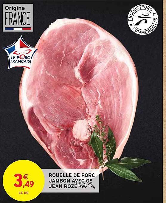 rouelle de porc jambon avec os jean rozé