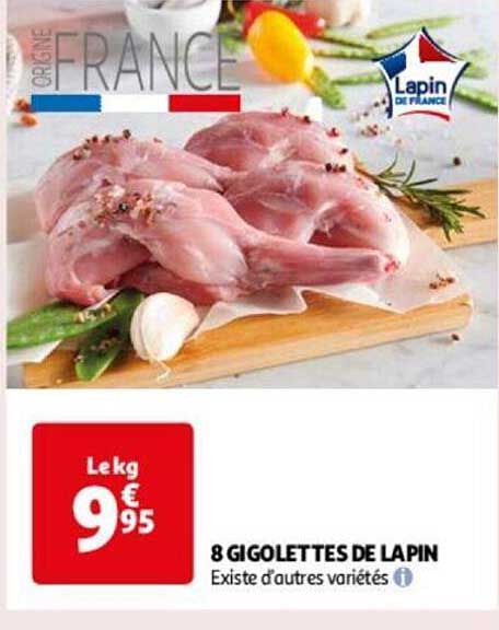 8 Gigolettes De Lapin