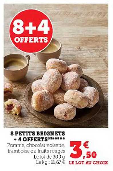 8 Petits Beignets + 4 Offerts