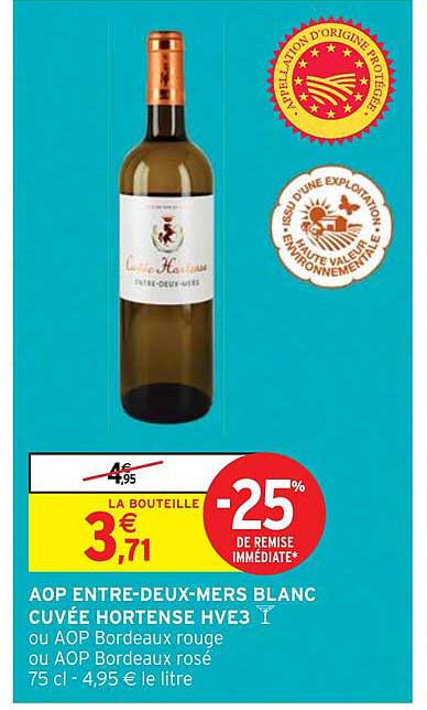 aop entre-deux-mers blanc cuvée hortense hve 3