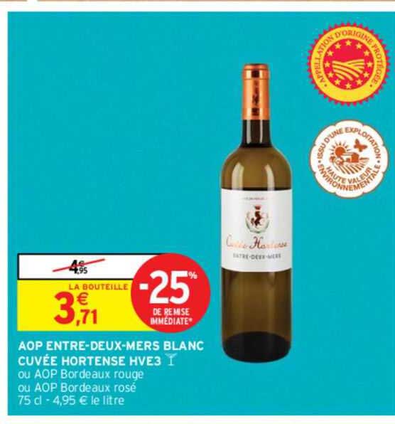 aop entre-deux-mers blanc cuvée hortense hve3