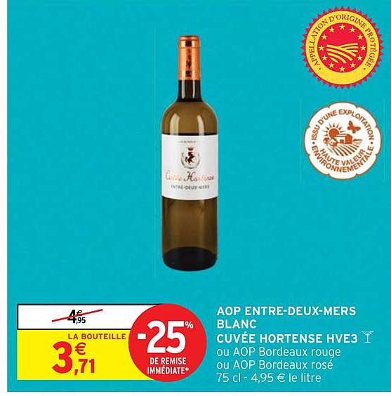 aop entre-deux-mers blanc cuvée hortense hve3