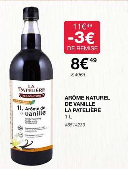Arôme Naturel De Vanille La Patelière